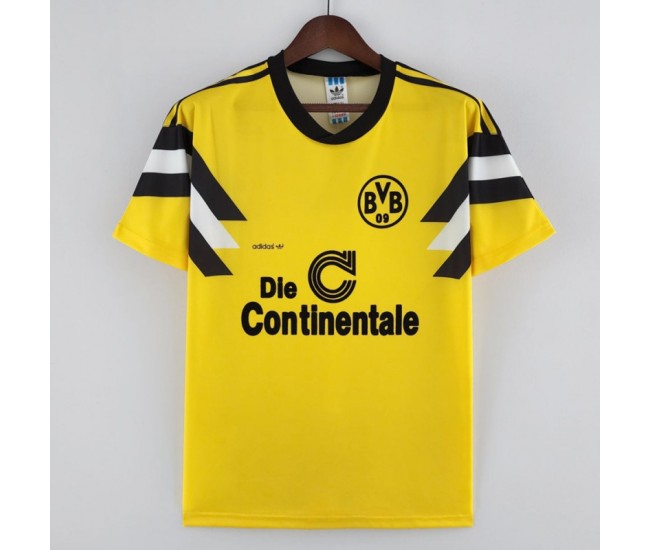 Borussia Dortmund 1988-1989 Cup Final Home Retro Jersey