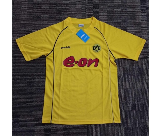 Borussia Dortmund 2001-2002 Champions League Retro Jersey