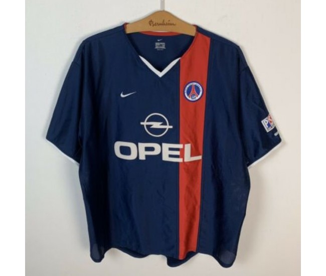 Paris Saint Germain 2001-2002 Home Retro Jersey