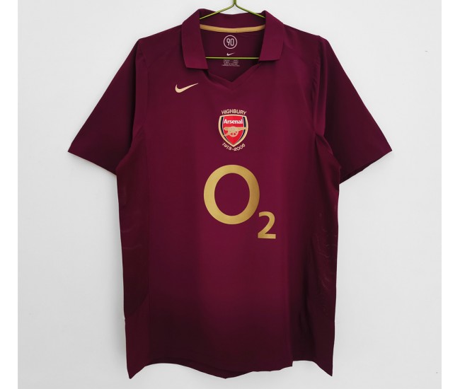 Arsenal FC 2005-2006 Home Retro Jersey