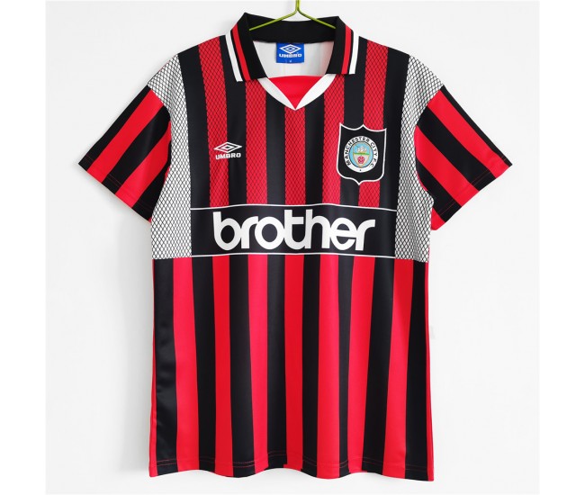 Manchester City FC 1994-1996 Away Retro Jersey