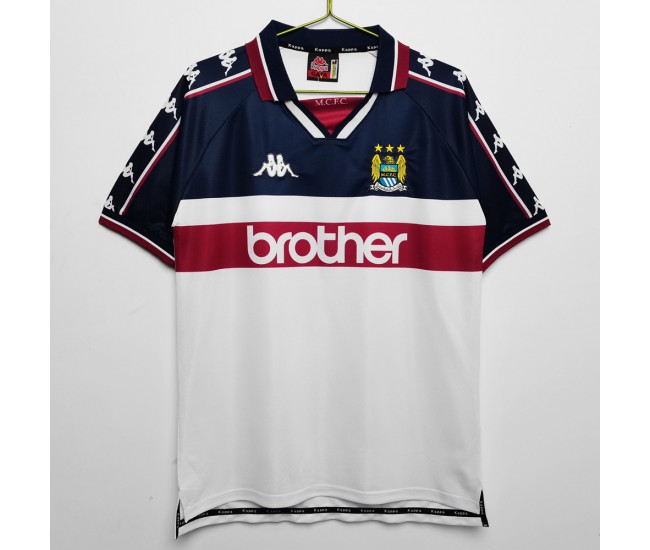 Manchester City FC 1997-1998 Away Retro Jersey