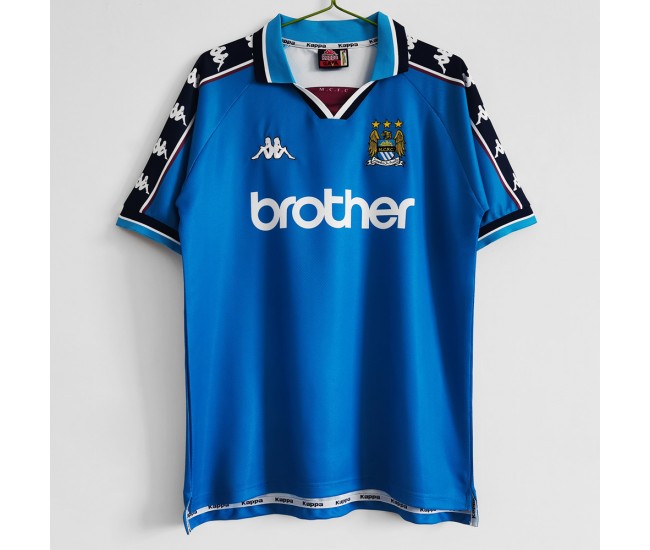 Manchester City FC 1997-1998 Home Retro Jersey