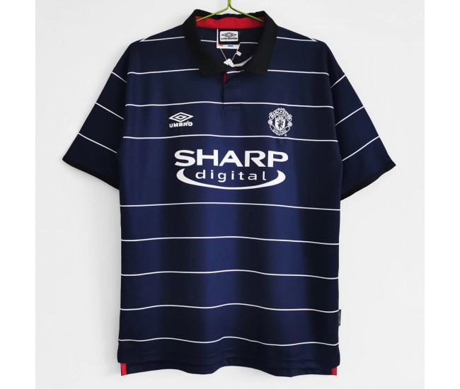 Manchester City FC 1999-2000 Away Retro Jersey