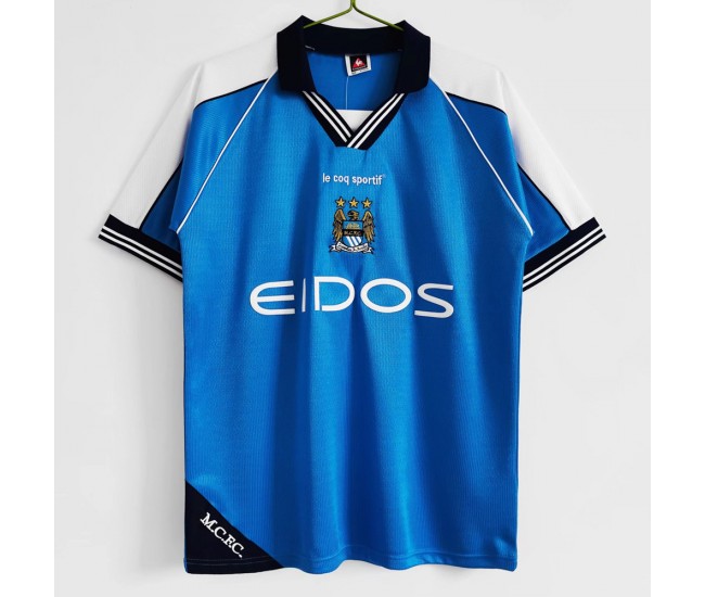 Manchester City FC 1999-2001 Home Retro Jersey