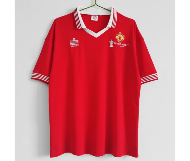 Manchester United FC 1977 Home Retro Jersey