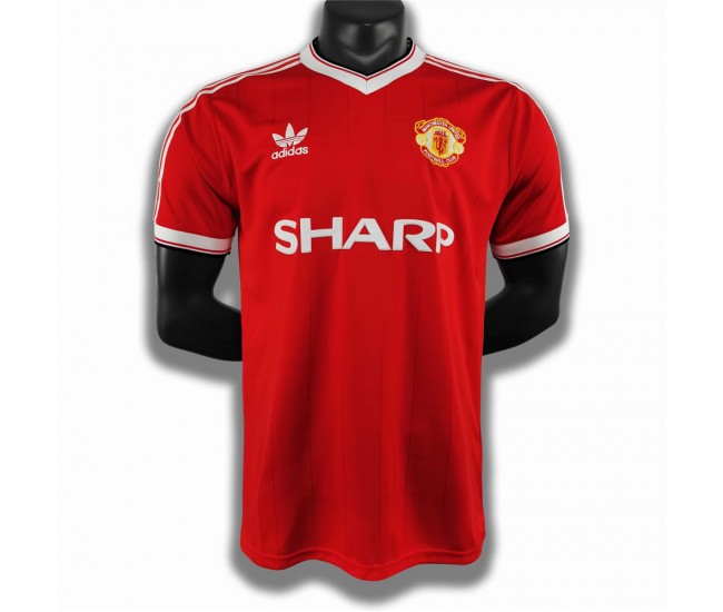 Manchester United FC 1984 Home Retro Jersey