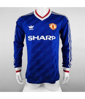 Manchester United FC 1986-1988 Long Sleeve Third Retro Jersey