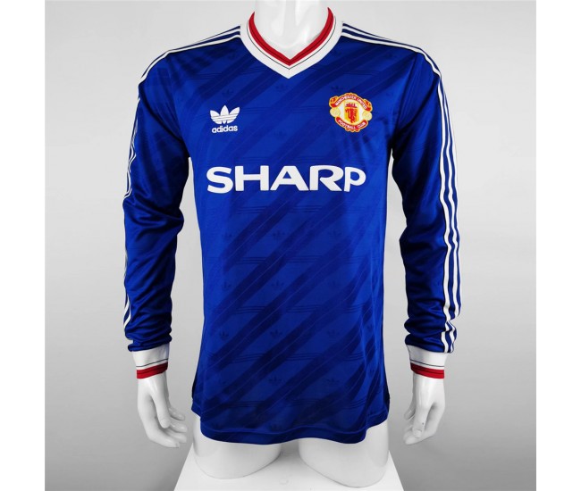 Manchester United FC 1986-1988 Long Sleeve Third Retro Jersey