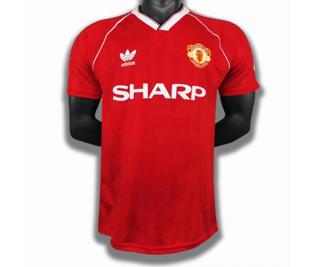 Manchester United FC 1988-1990 Home Retro Jersey