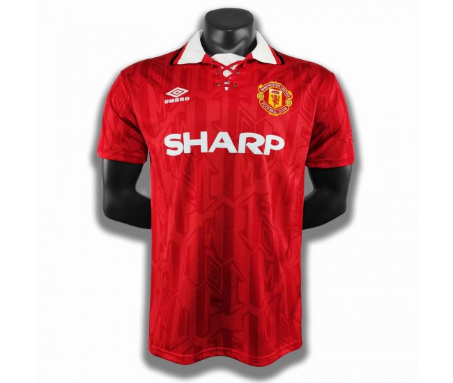 Manchester United FC 1992-1993 Home Retro Jersey