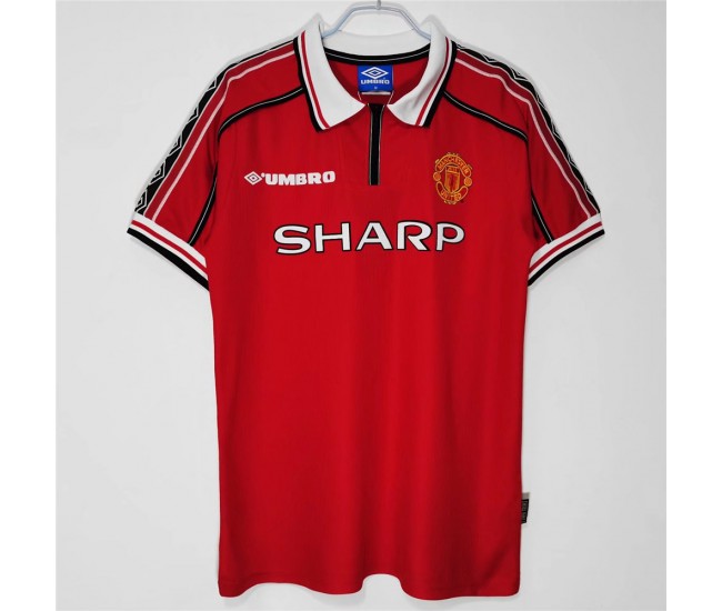 Manchester United FC 1998-1999 Home Retro Shorts