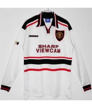 Manchester United FC 1998-1999 Long Sleeve Away Retro Jersey