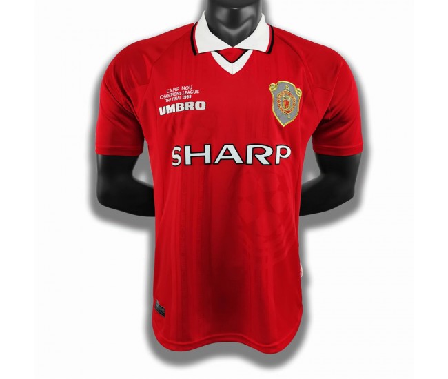 Manchester United FC 1999-2000 Home Retro Jersey