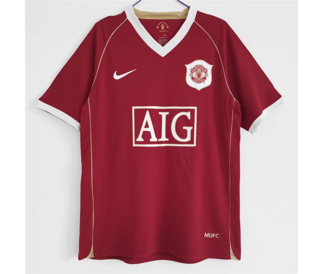 Manchester United FC 2006-2007 Home Retro Jersey