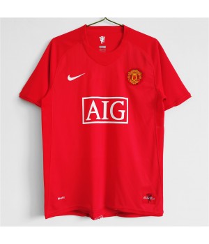 Manchester United FC 2007-2008 Home Retro Jersey