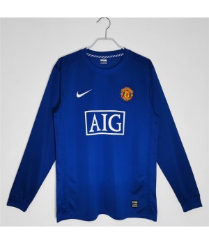 Manchester United FC Long Sleeve 2008-2009 Third Retro Jersey