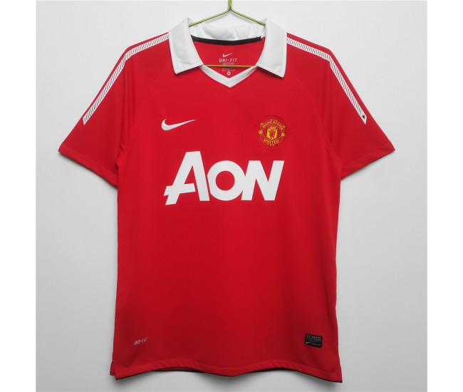 Manchester United FC 2010-2011 Home Retro Jersey