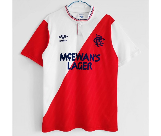 Rangers FC 1987-1988 Away Retro Jersey