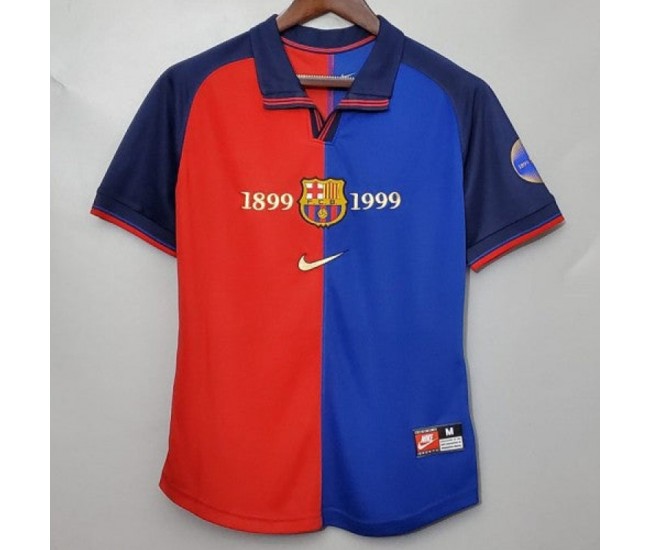 Barcelona 1899-1999 Centenary Home Retro Jersey