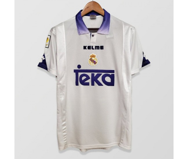 Real Madrid 1997-1998 Home Retro Jersey