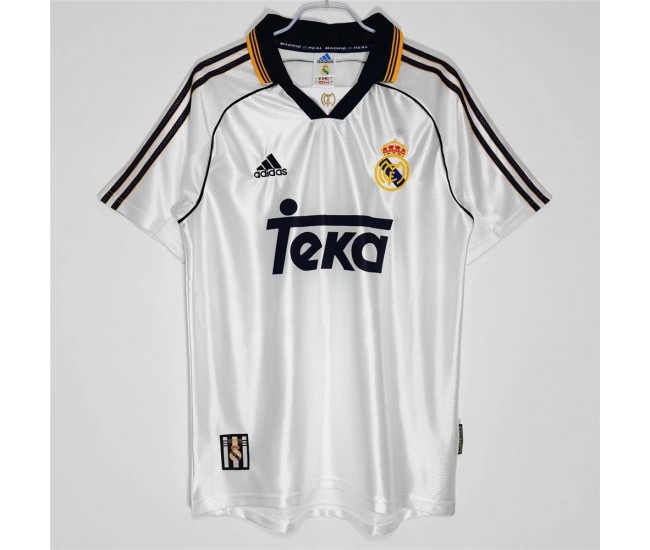 Real Madrid 1999-2000 Home Retro Jersey