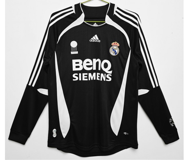 Real Madrid 2006-2007 Long Sleeve Third Retro Jersey