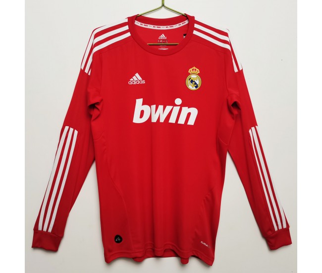 Real Madrid 2011-2012 Long Sleeve Third Retro Jersey