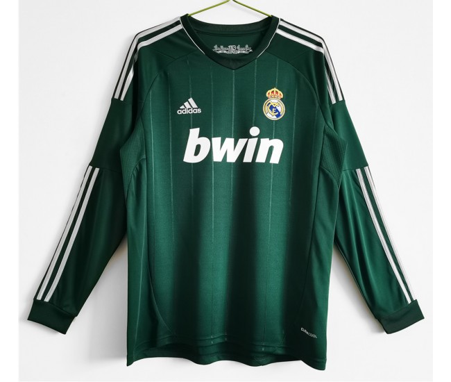 Real Madrid 2012-2013 Long Sleeve Third Retro Jersey