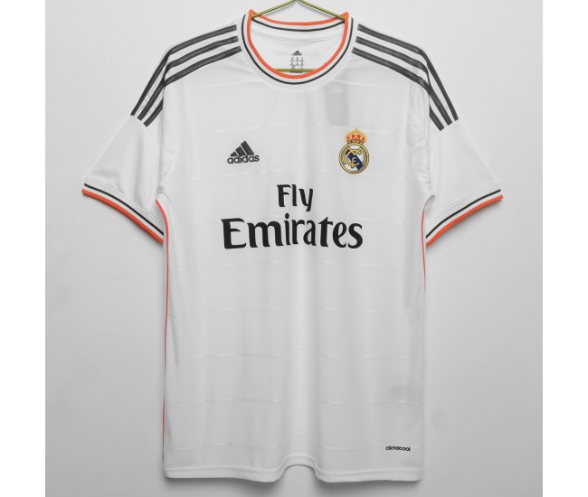 Real Madrid 2013-2014 Home Retro Jersey