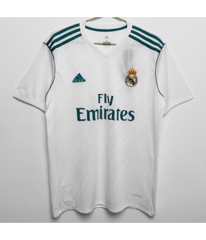 Real Madrid 2017-2018 Home Retro Jersey