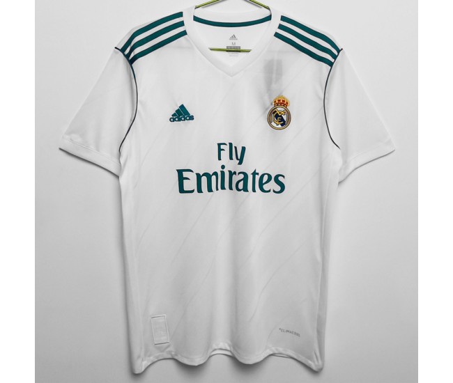 Real Madrid 2017-2018 Home Retro Jersey