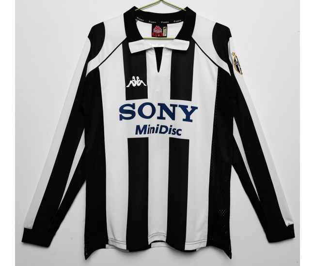 Juventus 1997-1998 Long Sleeve Home Retro Jersey