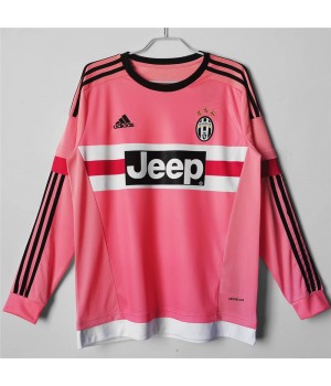 Juventus 2015-2016 Long Sleeve Away Retro Jersey