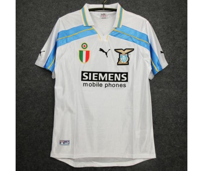 SS Lazio 2000-2001 Centenary Retro Jersey