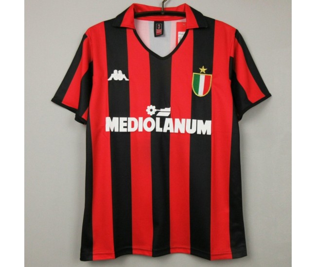 AC Milan 1988-1990 Home Retro Jersey