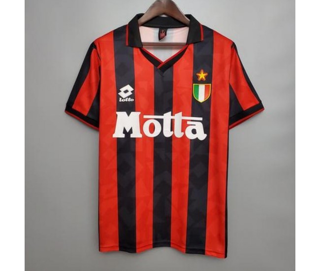 AC Milan 1993-1994 Home Retro Jersey