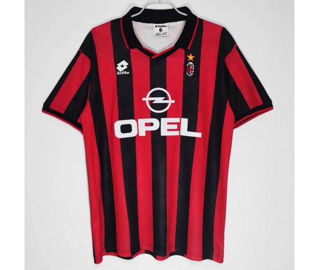 AC Milan 1995-1996 Home Retro Jersey