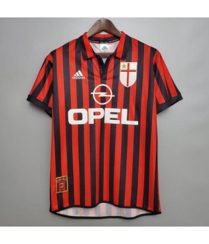 AC Milan 1999-2000 Home Retro Jersey