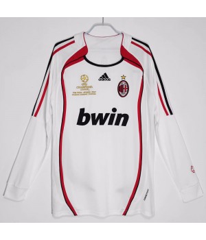 AC Milan 2006-2007 Long Sleeve Away Retro Jersey