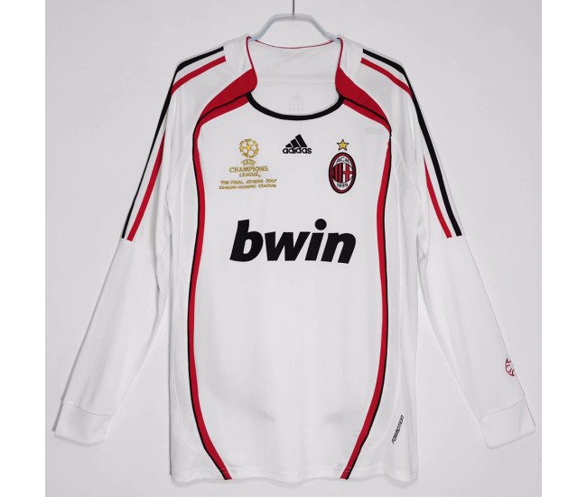 AC Milan 2006-2007 Long Sleeve Away Retro Jersey