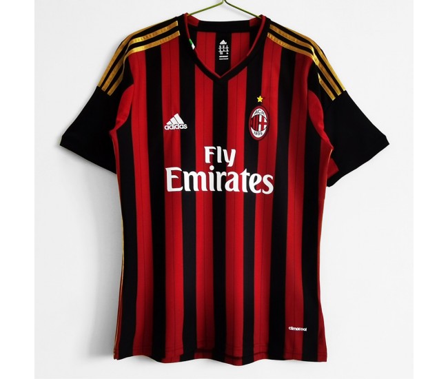 AC Milan 2013-2014 Home Retro Jersey