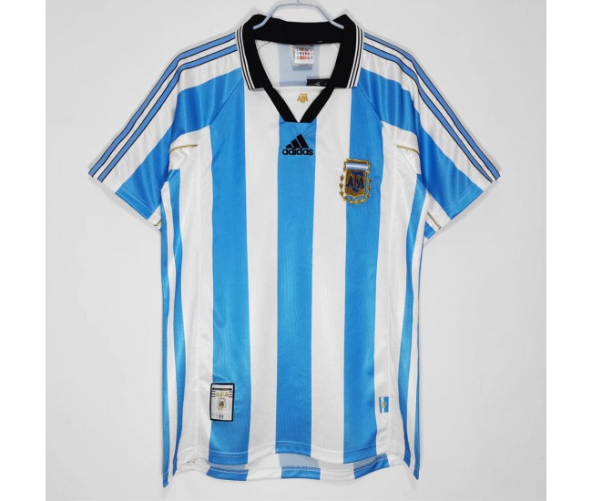 Argentina 1998-1999 Home Retro Jersey