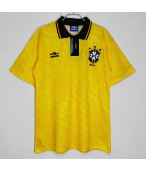 Brazil 1991-1993 Home Retro Jersey