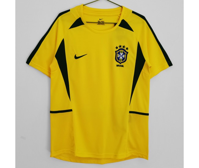 Brazil 2002 Home Retro Jersey