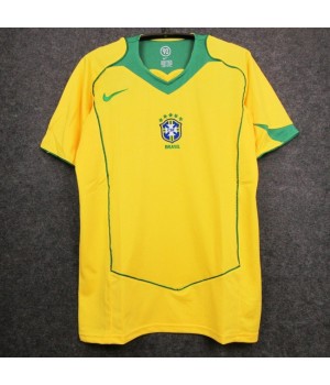 Brazil 2004 Home Retro Jersey