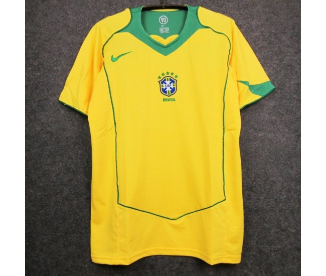 Brazil 2004 Home Retro Jersey