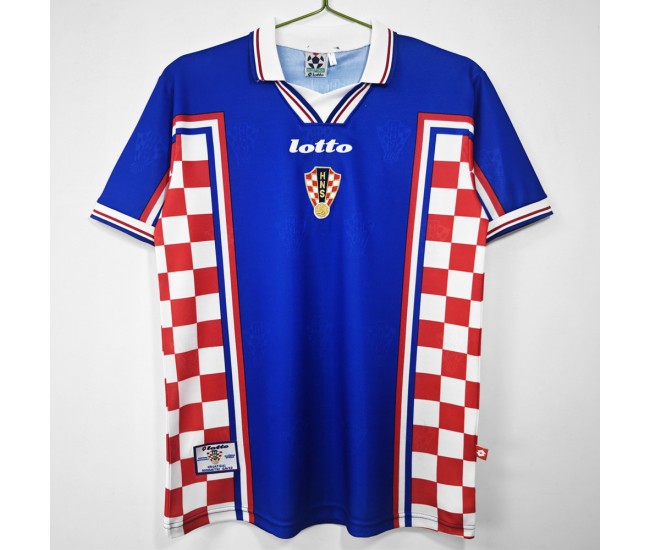 Croatia 1998 Away Retro Jersey