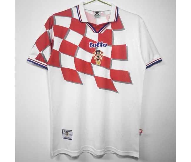 Croatia 1998 Home Retro Jersey