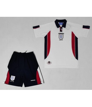 England 1998 Kids Home Retro Kit